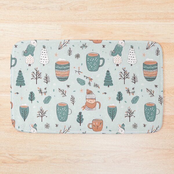 Item preview, Seamless pattern with cute winter elements, pattern Christmas winter big collection designed and sold by Aonsnoopy.