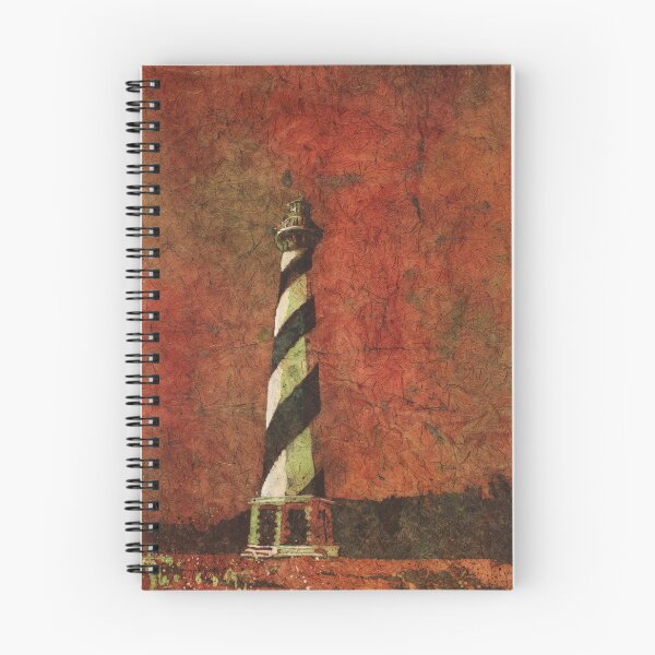 Item preview, Watercolor batik painting of Cape Hatteras lighthouse- North Carolina designed and sold by rfoxphoto.