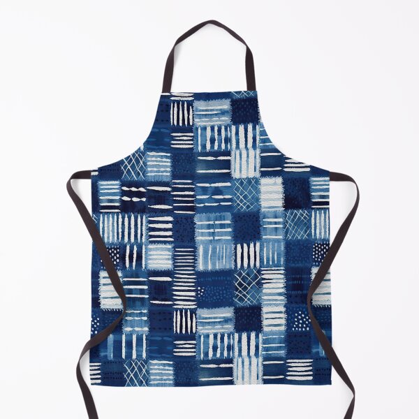 Item preview, Shibori Indigo Mudcloth Quilt Patchwork Pattern No7 designed and sold by Atomura.