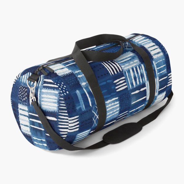 Item preview, Shibori Indigo Mudcloth Quilt Patchwork Pattern No7 designed and sold by Atomura.