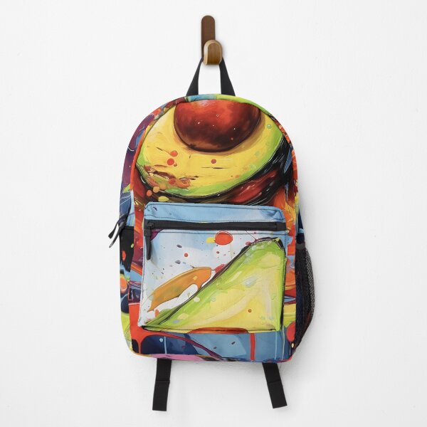 Item preview, Colorful avocado painting designed and sold by inkArtistryfine.