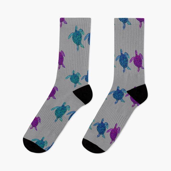 Item preview, Sea Turtles 6C green blue purple designed and sold by mandalafractal.