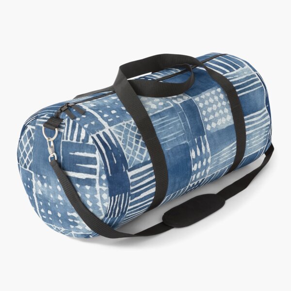 Item preview, Shibori Indigo Mudcloth Quilt Patchwork Pattern No8 designed and sold by Atomura.