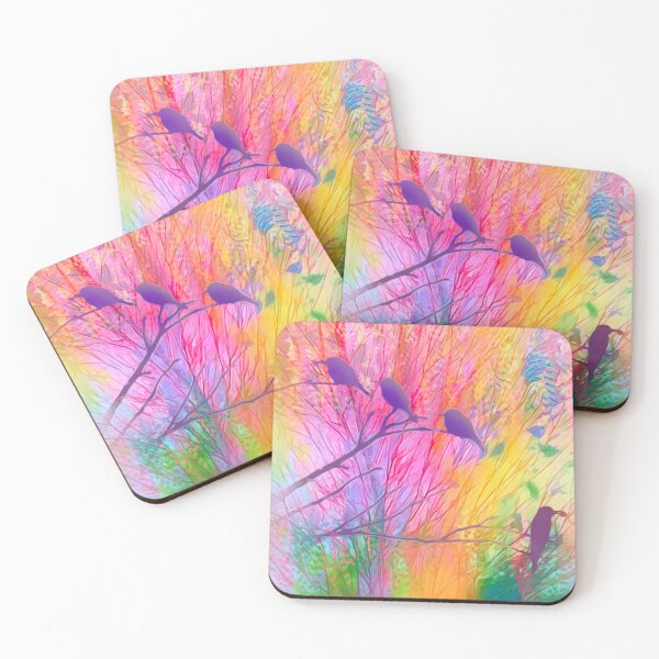 Item preview, Birds in Bush (Living Room Art) designed and sold by Sanctum Icons.