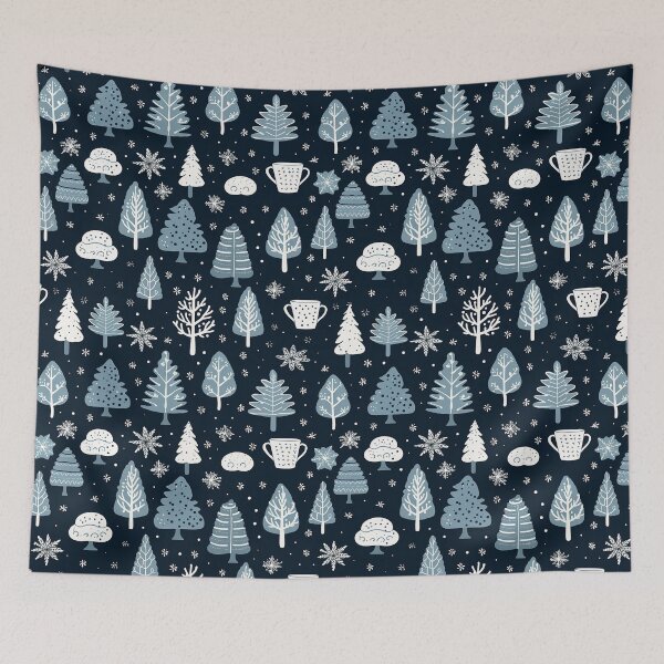 Item preview, Seamless pattern with cute winter elements, pattern Christmas winter big collection designed and sold by Aonsnoopy.