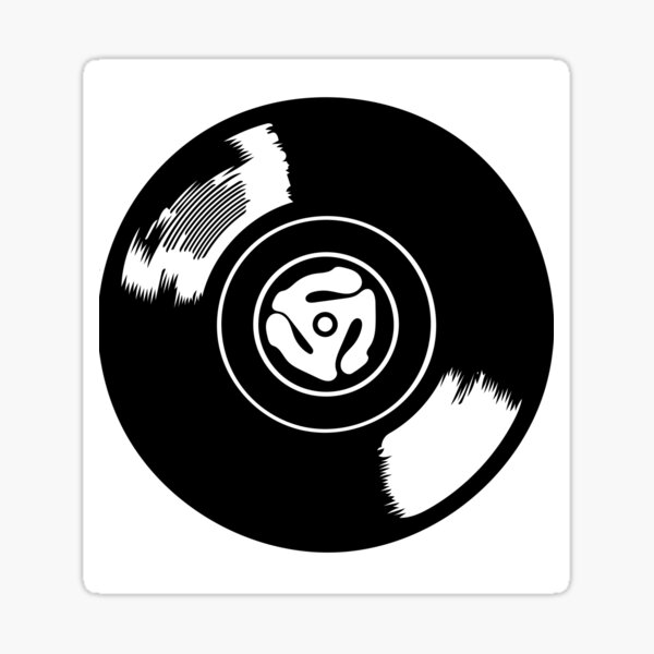Black Vinyl Sticker