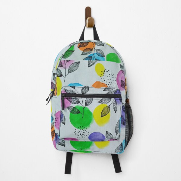 Item preview, Black leaves and colourful bubbles  designed and sold by aesthetics-1.