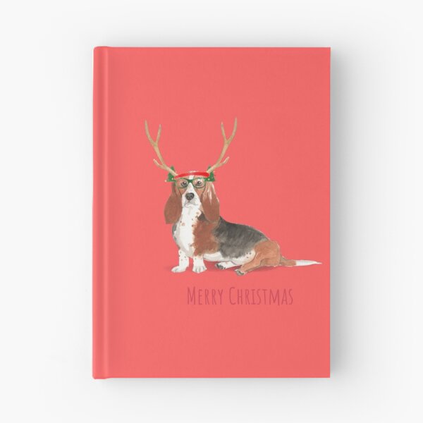 Artikelvorschau, Basset Hound Weihnachtshund entworfen und verkauft von beastieboutique.