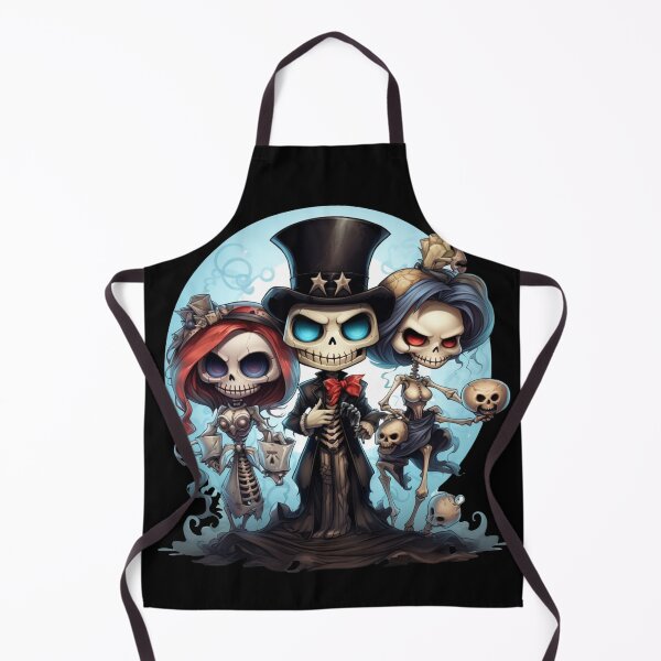 Item preview, Dark Skeletons Cute Girl Power Family designed and sold by PugD.