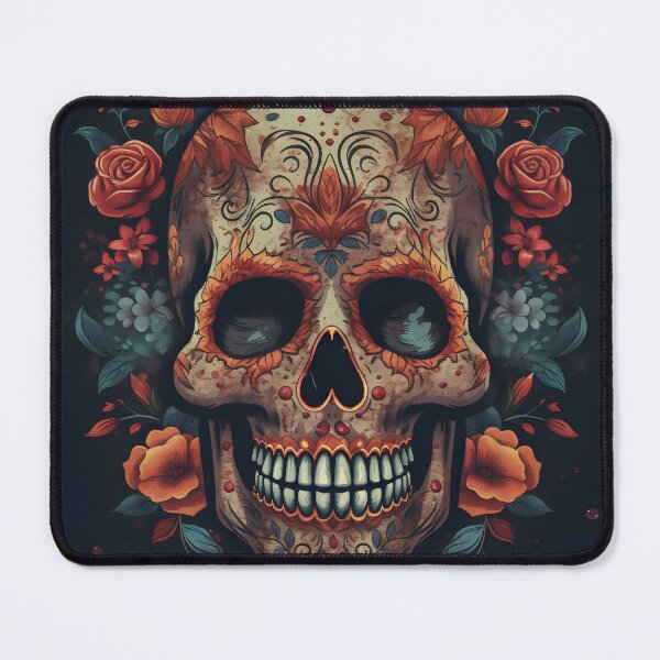 Item preview, Beautiful Sugar Skull Illustration, Day of the Dead,Muertos, Dia De Muertos, Floral Skull, Mexican Holiday designed and sold by Apkdesigner.