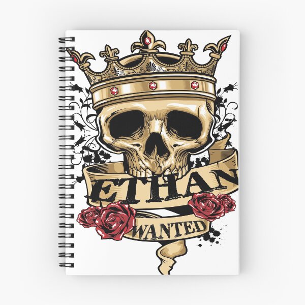 Item preview, Name Ethan King of Skulls Wanted designed and sold by ProjectX23.
