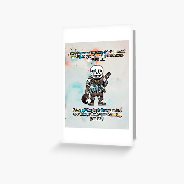 Ink Sans Greeting Cards for Sale