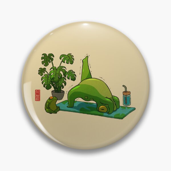 Item preview, yoga frog one legged upward bow pose eka pada urdhva dhanurasana art designed and sold by DingHuArt.