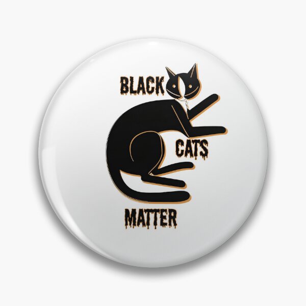 Item preview, BLACK CATS MATTER, HALLOWEEN BLACK CAT designed and sold by Delicious Design ⭐⭐⭐⭐⭐.