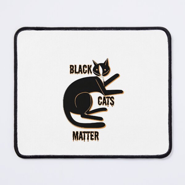 Item preview, BLACK CATS MATTER, HALLOWEEN BLACK CAT designed and sold by Delicious Design ⭐⭐⭐⭐⭐.