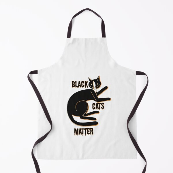 Item preview, BLACK CATS MATTER, HALLOWEEN BLACK CAT designed and sold by Delicious Design ⭐⭐⭐⭐⭐.