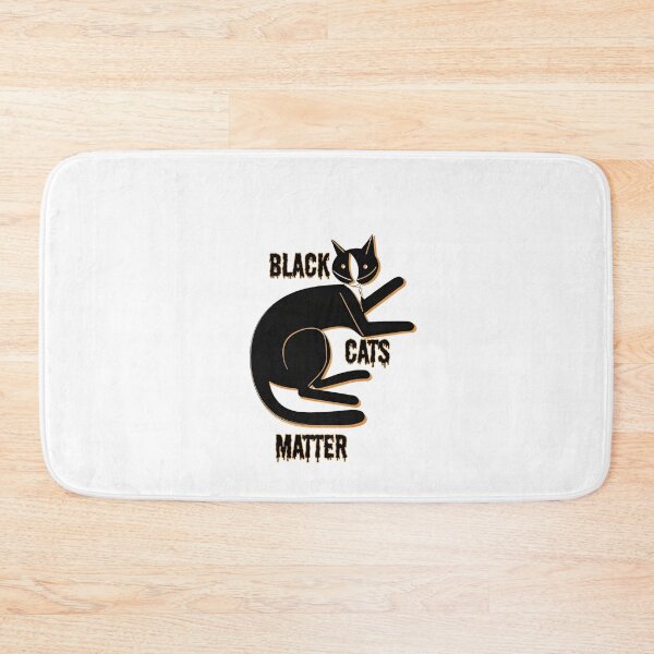 Item preview, BLACK CATS MATTER, HALLOWEEN BLACK CAT designed and sold by Delicious Design ⭐⭐⭐⭐⭐.