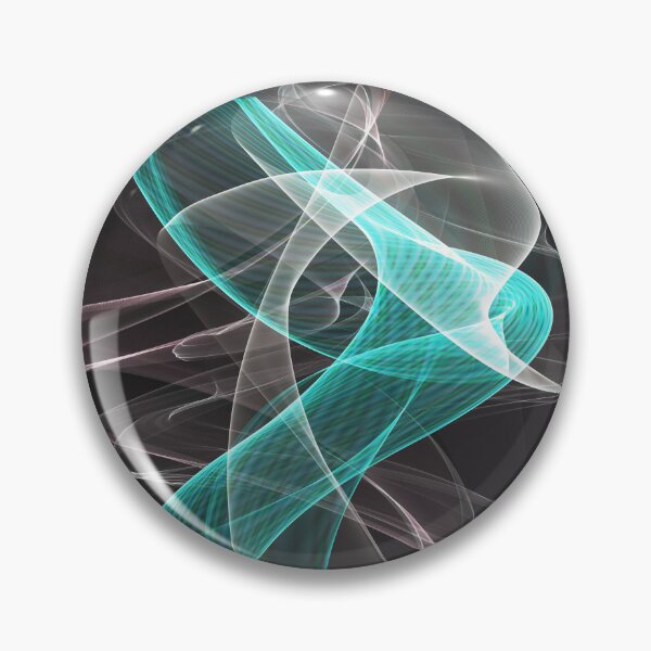 Item preview, Print with veils, cyan blue and white scarf on a black background designed and sold by KinsOfTheArts.