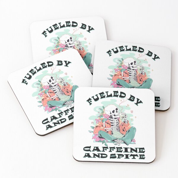 Item preview, Fueled by Caffeine and Spite designed and sold by Studio Bankai.