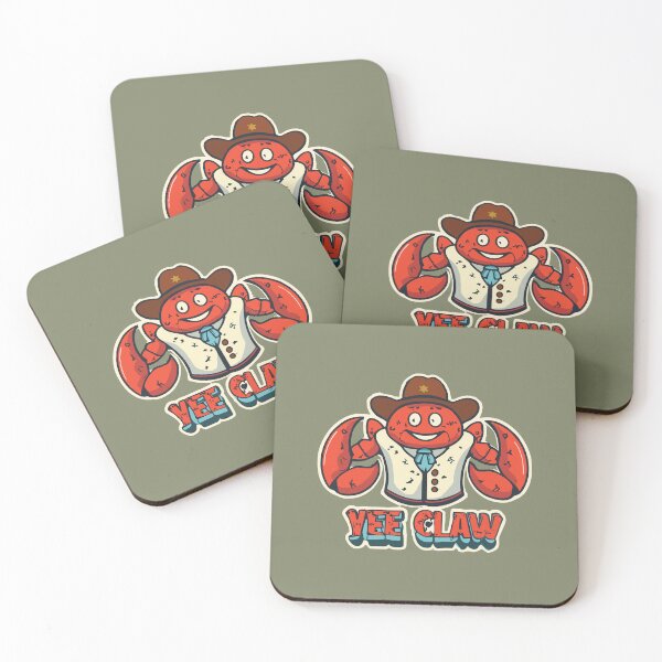 Item preview, Yee Claw! Cute cowboy crab Sheriff Essential T-shirt design sticker designed and sold by lemamis.