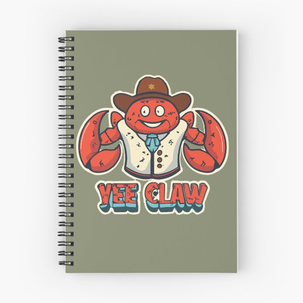 Item preview, Yee Claw! Cute cowboy crab Sheriff Essential T-shirt design sticker designed and sold by lemamis.