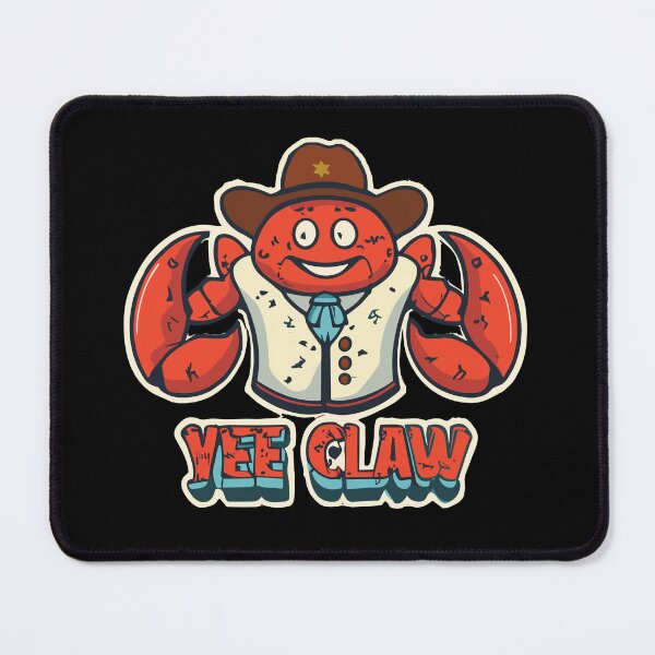 Item preview, Yee Claw! Cute cowboy crab Sheriff Essential T-shirt design sticker designed and sold by lemamis.