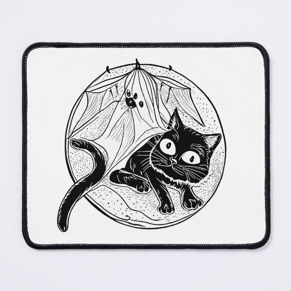 Item preview, CUTE BLACK CAT , HALLOWEEN BLACK CAT designed and sold by Delicious Design ⭐⭐⭐⭐⭐.
