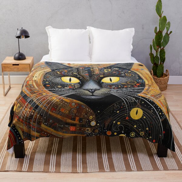 Item preview, Semi Abstract Black Cat designed and sold by Elisabeth Lucas.