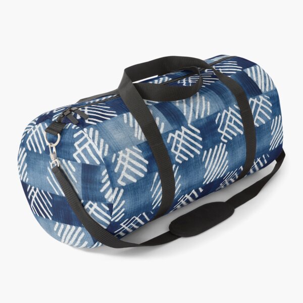 Item preview, Shibori Indigo Mudcloth Quilt Patchwork Pattern No15 designed and sold by Atomura.