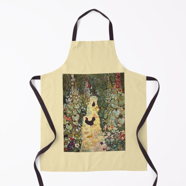 Item preview, The Chicken Path after Klimt Original watercolor by K Mussack designed and sold by K Mussack.