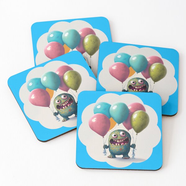 Item preview, Monster with Balloons designed and sold by NDMD.