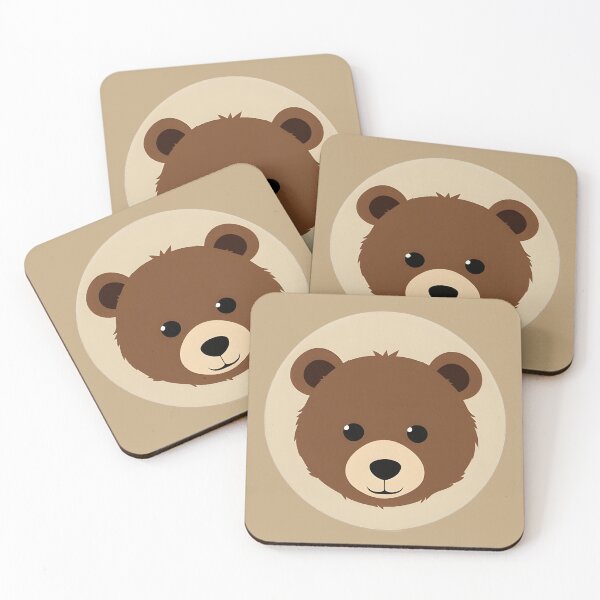 Item preview, Cute Bear Face designed and sold by Shiichirou.