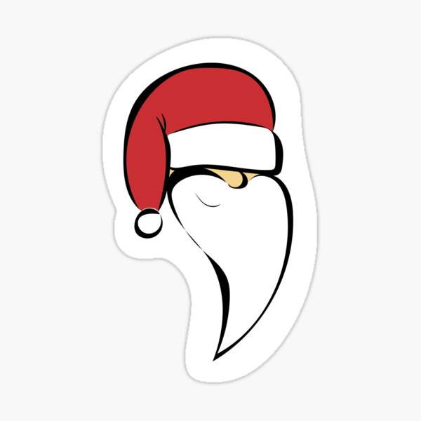 Item preview, Santa Claus' head designed and sold by Flag75.