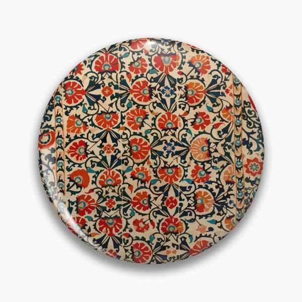 Item preview, 19th Century Bokhara Suzani Bed Cover Pattern designed and sold by Vicky Brago-Mitchell®.