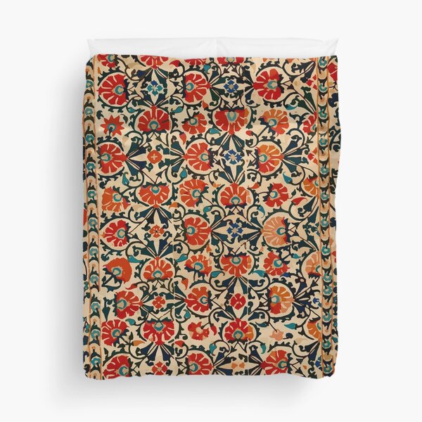 Item preview, 19th Century Bokhara Suzani Bed Cover Pattern designed and sold by Vicky Brago-Mitchell®.