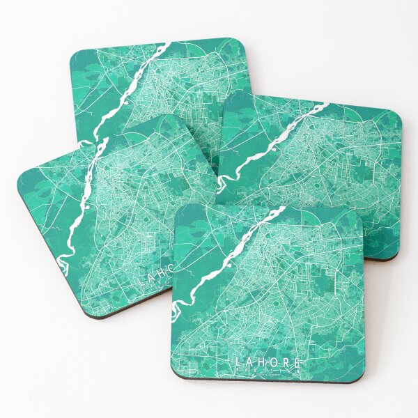 Item preview, Lahore City Map of Punjab, Pakistan - Watercolor designed and sold by deMAP.