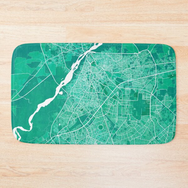 Item preview, Lahore City Map of Punjab, Pakistan - Watercolor designed and sold by deMAP.