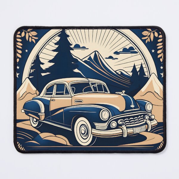 Item preview, Vintage and Classic Car Restoration with Fuji mountain Background designed and sold by Mikopaintdesign.