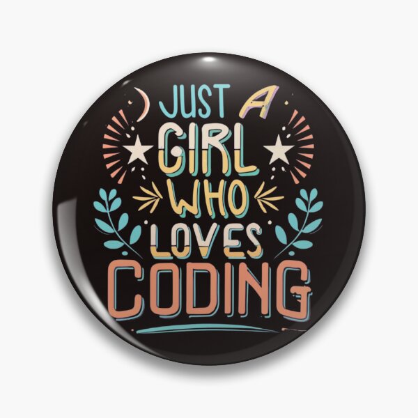 Item preview, Just A Girl Who Loves Coding designed and sold by AsCreationss.