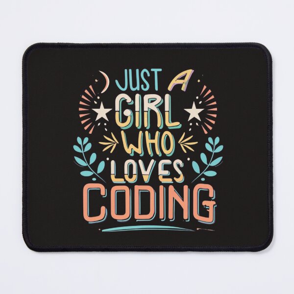 Item preview, Just A Girl Who Loves Coding designed and sold by AsCreationss.