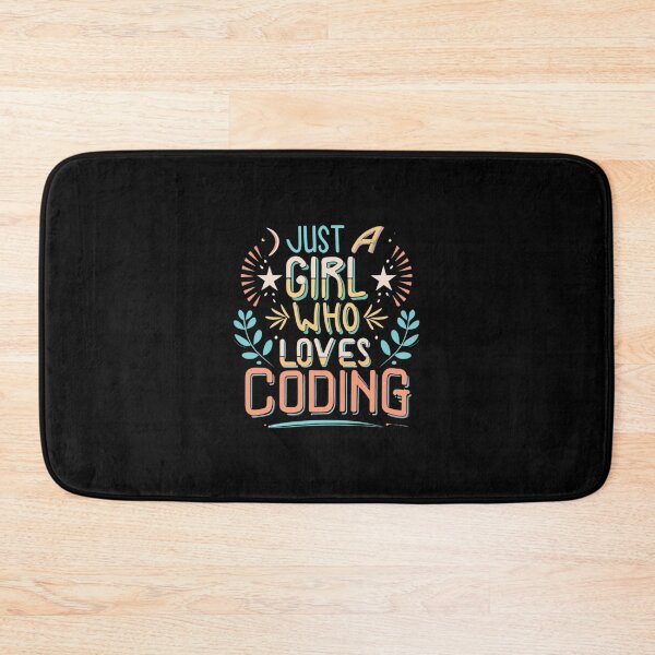 Item preview, Just A Girl Who Loves Coding designed and sold by AsCreationss.