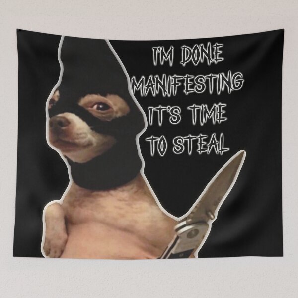 Item preview, I’m done manifesting it’s time to steal designed and sold by A- Fun & Fans.