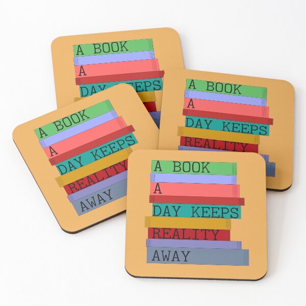 Item preview, A book a day keeps reality away designed and sold by Atya.