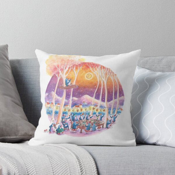 Item preview, Penguins having a party in a park under the stars. designed and sold by PenguinGirl-Art.
