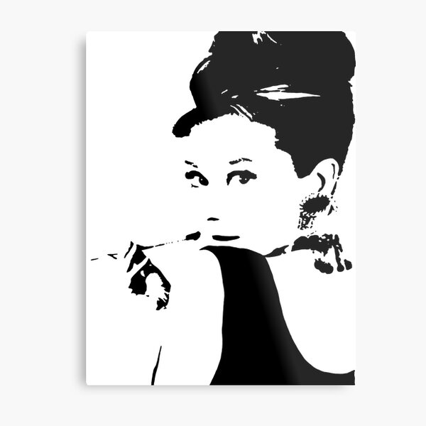 Audrey Hepburn Metal Print