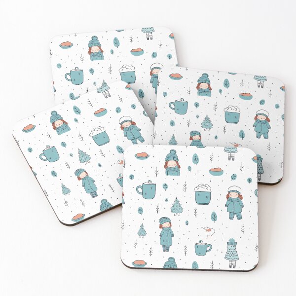 Item preview, Seamless pattern with cute winter elements, pattern Christmas winter big collection designed and sold by Aonsnoopy.