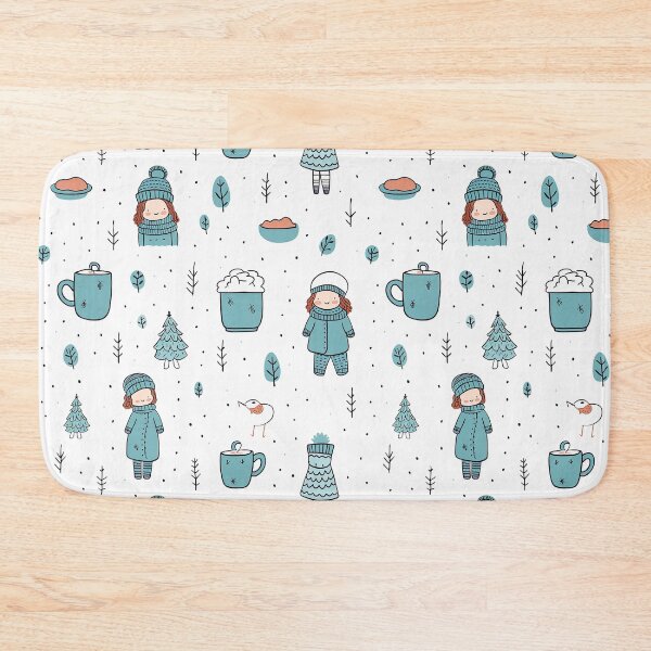 Item preview, Seamless pattern with cute winter elements, pattern Christmas winter big collection designed and sold by Aonsnoopy.