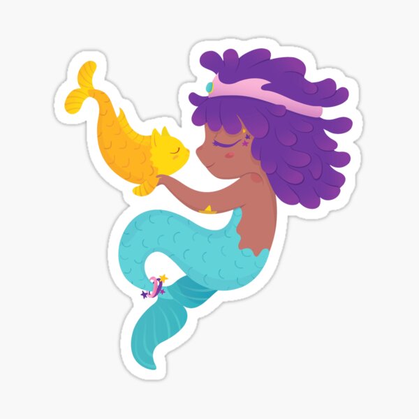 Candy Mermaid Sticker