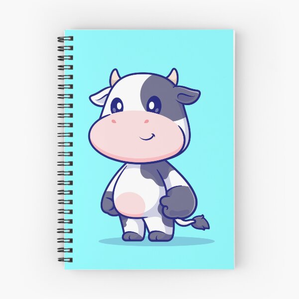 Item preview, Cute Cow Standing Cartoon Vector Icon Illustration designed and sold by hjian8219.
