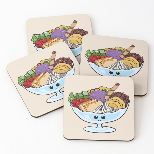 Item preview, UBE HALO HALO KAWAII FILIPINO DESSERT designed and sold by aydapadi.